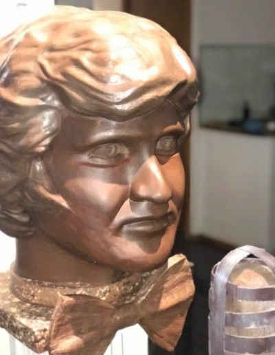 Buste Joe Dassin en chocolat